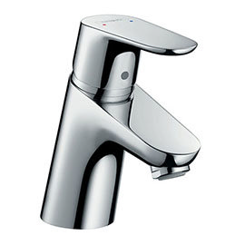 hansgrohe Focus Single Lever Basin Mixer 70 with Chain Waste - 31732000 Medium Image