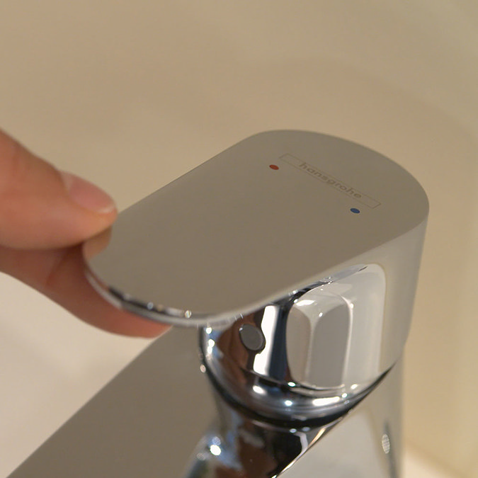 hansgrohe Focus Single Lever Basin Mixer 70 with Pop-up Waste - 31730000 Profile Large Image