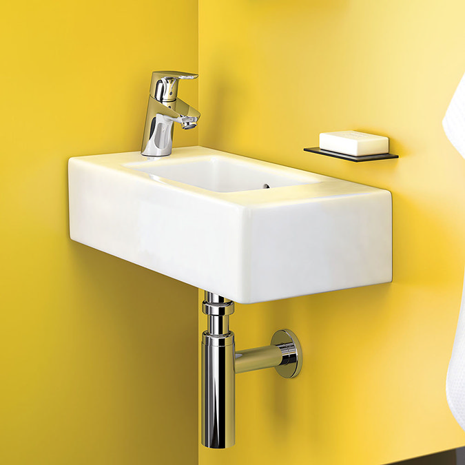 hansgrohe Focus Single Lever Basin Mixer 70 with Pop-up Waste - 31730000 Standard Large Image