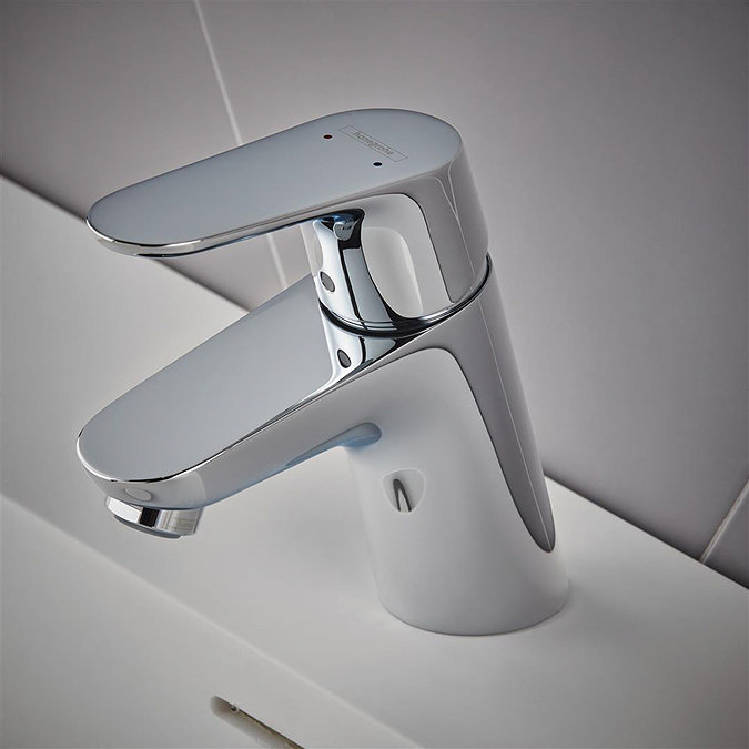 hansgrohe Focus Single Lever Basin Mixer 70 with Push-open Waste - 31604000 Feature Large Image