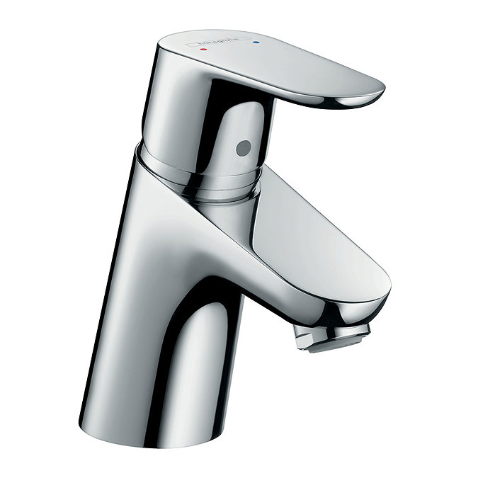 hansgrohe Focus Single Lever Basin Mixer 70 with Push-open Waste - 31604000 Large Image