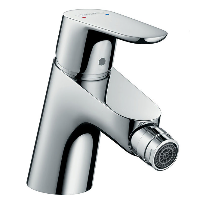 hansgrohe Focus Single Lever Bidet Mixer with Push-open Waste - 31922000 Large Image