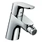 hansgrohe Focus Single Lever Bidet Mixer with Push-open Waste - 31922000 Large Image