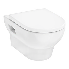 hansgrohe GladeLake S Rimless Wall Hung Toilet with AquaChannel Flush