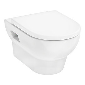 hansgrohe GladeLake S Rimless Wall Hung Toilet with AquaChannel Flush