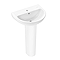 hansgrohe GladeLake S 600mm 1TH Basin + Full Pedestal