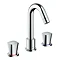 hansgrohe Logis 3-hole Deck Mounted Bath Mixer - 71300000 Large Image