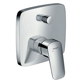 hansgrohe Logis Concealed Single Lever Manual Bath Mixer with Backflow Prevention - 71407000 Medium 