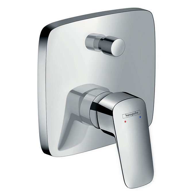 hansgrohe Logis Concealed Single Lever Manual Bath Mixer with Backflow Prevention - 71407000 Large I