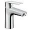 Hansgrohe Logis E Single Lever Basin Mixer 100 Tap with Pop Up Waste - 71161000 Large Image