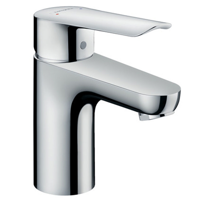 Hansgrohe Logis E Single Lever Basin Mixer 70 Tap with Pop Up Waste - 71160000 Large Image