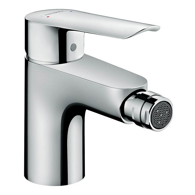 Hansgrohe Logis E Single Lever Bidet Mixer with Pop-up Waste - 71232000 Large Image
