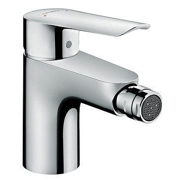 Hansgrohe Logis E Single Lever Bidet Mixer with Pop-up Waste - 71232000  Profile Large Image