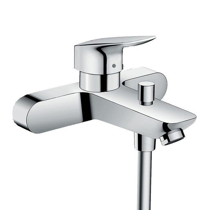 hansgrohe Logis Exposed Single Lever Bath Shower Mixer (153mm Centres) - 71430000 Large Image