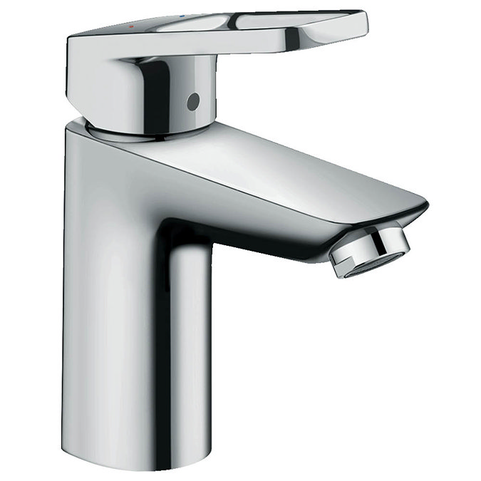 Hansgrohe Logis Loop Single Lever Basin Mixer 100 Tap with Pop-up Waste - 71151000 Large Image