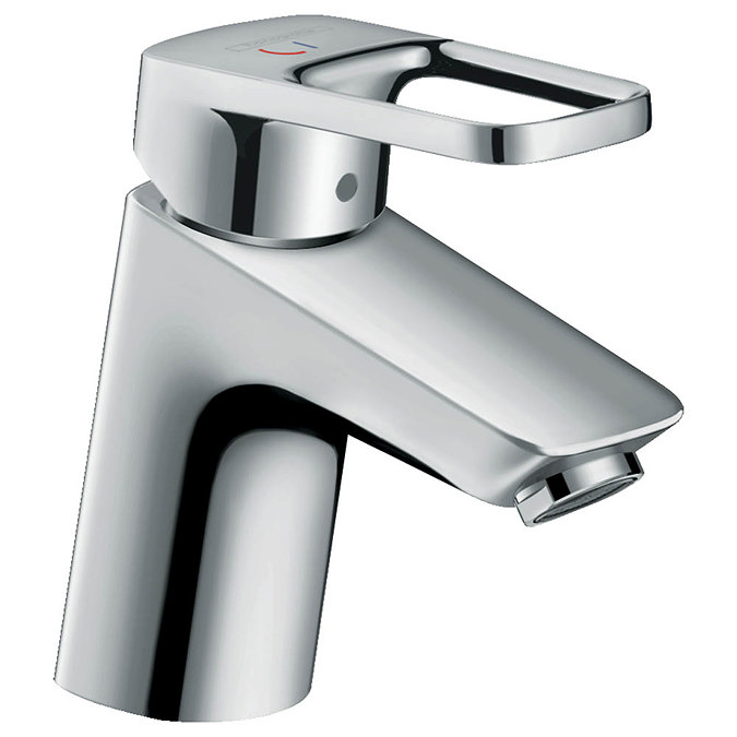 Hansgrohe Logis Loop CoolStart Single Lever Basin Mixer 70 Tap with Pop-up Waste - 71153000 Large Im