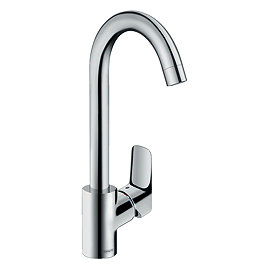 hansgrohe Logis M31 Eco Single Lever Kitchen Mixer 260 - 71861000 Large Image