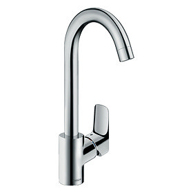 hansgrohe Logis M31 Single Lever Kitchen Mixer 260 - 71835000 Large Image