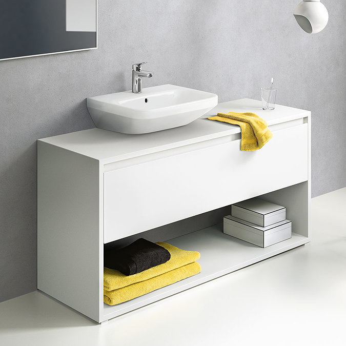 hansgrohe Logis Single Lever Basin Mixer 100 CoolStart with Pop-up Waste - 71102000 Profile Large Image