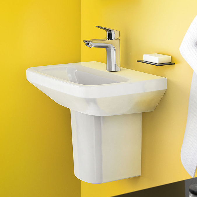 hansgrohe Logis Single Lever Basin Mixer 100 CoolStart with Pop-up Waste - 71102000 In Bathroom Large Image
