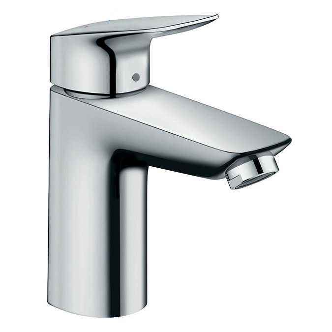 hansgrohe Logis Single Lever Basin Mixer 100 LowFlow with Pop-up Waste - 71104000 Large Image