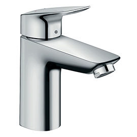 hansgrohe Logis Single Lever Basin Mixer 100 LowFlow with Pop-up Waste - 71104000 Medium Image