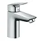 hansgrohe Logis Single Lever Basin Mixer 100 with Pop-up Waste - 71100000 Large Image