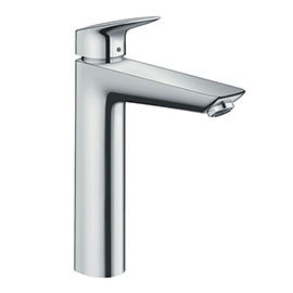 hansgrohe Logis Single Lever Basin Mixer 190 with Pop-up Waste - 71090000 Medium Image