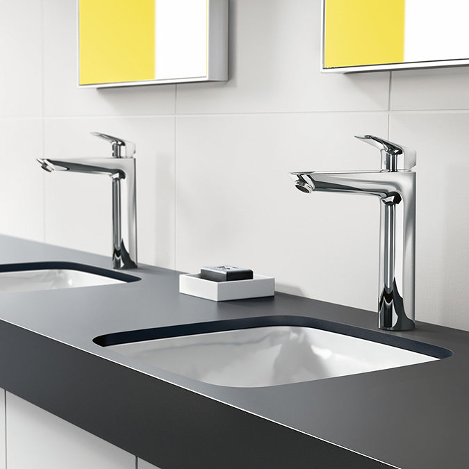 hansgrohe Logis Single Lever Basin Mixer 190 without Waste (min. 0.5 Bar) - 71091010 Feature Large