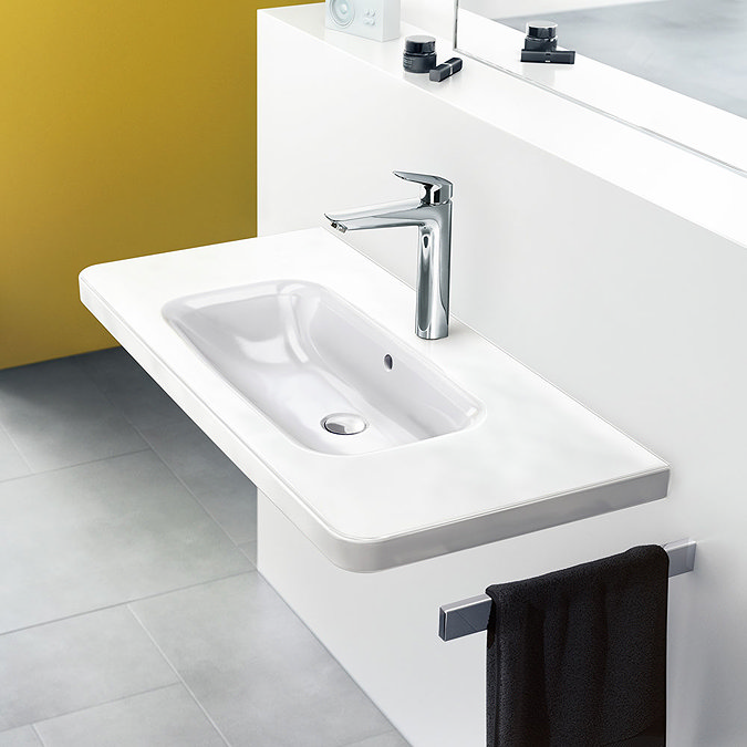 hansgrohe Logis Single Lever Basin Mixer 190 without Waste (min. 0.5 Bar) - 71091010 Standard Large