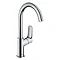 hansgrohe Logis Single Lever Basin Mixer 210 with Swivel Spout and Pop-up Waste - 71130000 Large Ima