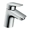 hansgrohe Logis Basin Mixer 70 for Vented Hot Water Cylinders with Push-open Waste - 71074000 Large