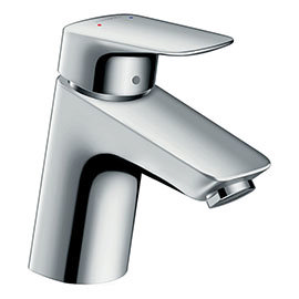 hansgrohe Logis Single Lever Basin Mixer 70 with Pop-up Waste - 71070000 Medium Image