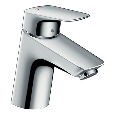hansgrohe Logis Single Lever Basin Mixer 70 with Metal Pop-up Waste - 71170000  Profile Large Image