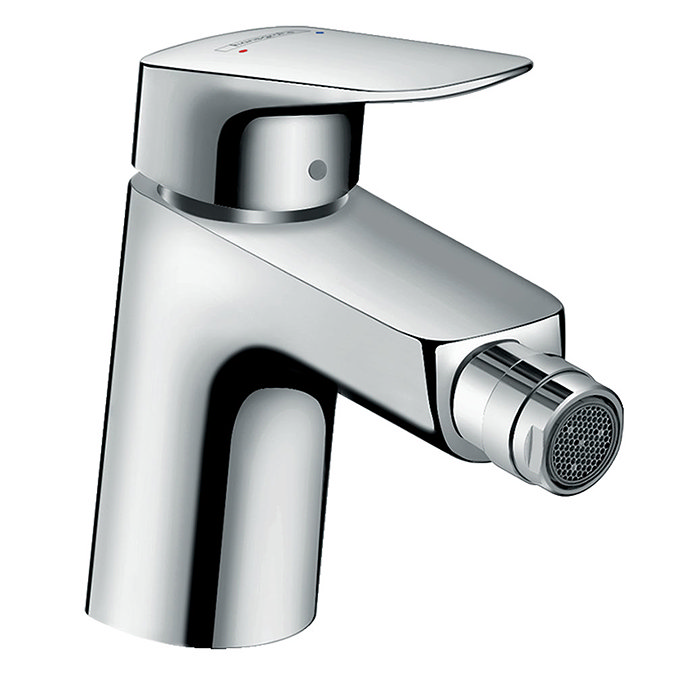 hansgrohe Logis Single Lever Bidet Mixer 70 with Metal Pop-up Waste - 71203000 Large Image