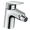 hansgrohe Logis Single Lever Bidet Mixer 70 with Metal Pop-up Waste - 71203000 Large Image