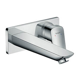 hansgrohe Logis Wall Mounted Single Lever Basin Mixer with Waste - 71220000 Medium Image