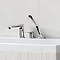 hansgrohe Metris 3-Hole Deck Mounted Single Lever Bath Mixer - 31190000  Feature Large Image