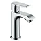 hansgrohe Metris Cloakroom Single Lever Basin Mixer 100 with Pop-up Waste - 31088000 Large Image