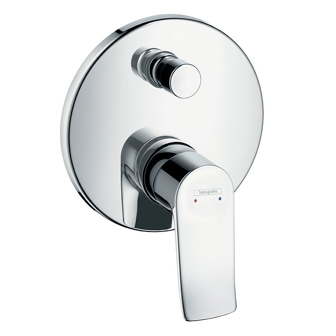 hansgrohe Metris Concealed Single Lever Manual Bath Mixer - 31493000 Large Image