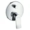 hansgrohe Metris Concealed Single Lever Manual Bath Mixer - 31493000 Large Image