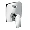 hansgrohe Metris Concealed Single Lever Manual Bath Mixer with Backflow Prevention - 31451000 Large 