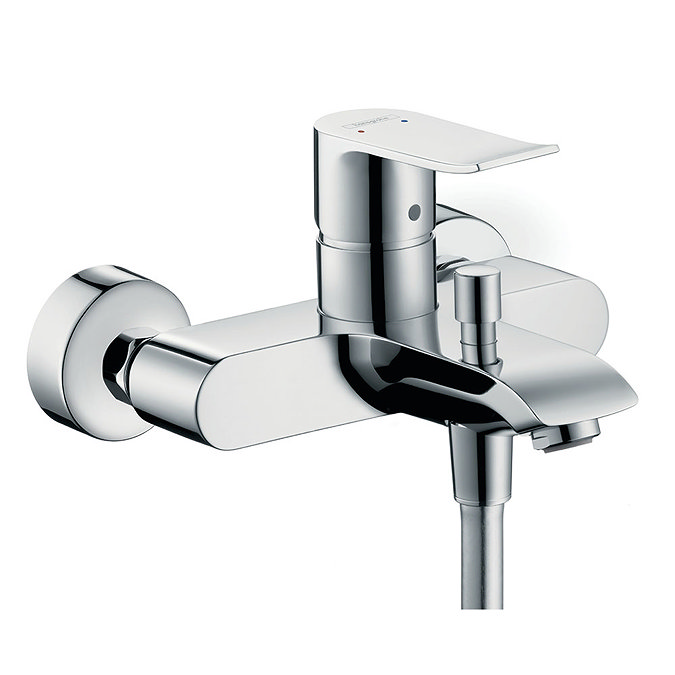 hansgrohe Metris Exposed Single Lever Bath Shower Mixer - 31480000 Large Image