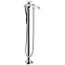 hansgrohe Metris Floor Standing Single Lever Bath Shower Mixer - 31471000 Large Image