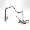 hansgrohe Metris M71 Single Lever Kitchen Mixer 320 with Pull Out Spray - Chrome - 14820000  Profile