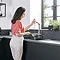 hansgrohe Metris Select M71 Single Lever Kitchen Mixer 320 with Pull-Out Spout - Chrome - 14884000  Profile Large Image