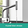 hansgrohe Metris Select M71 Single Lever Kitchen Mixer 320 with Pull-Out Spout - Chrome - 14884000  Standard Large Image