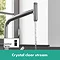 hansgrohe Metris Select M71 Single Lever Kitchen Mixer 320 with Pull-Out Spout - Chrome - 14884000  Standard Large Image
