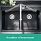 hansgrohe Metris Select M71 Single Lever Kitchen Mixer 320 with Pull-Out Spout - Chrome - 14884000 Newest Large Image