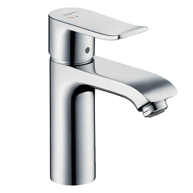 hansgrohe Metris Single Lever Basin Mixer 110 CoolStart with Pop-up Waste - 31121000 Large Image